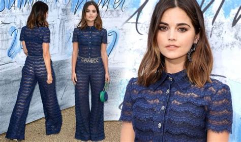 jenna coleman underwear|Jenna Coleman: Victoria star flashes bra in see